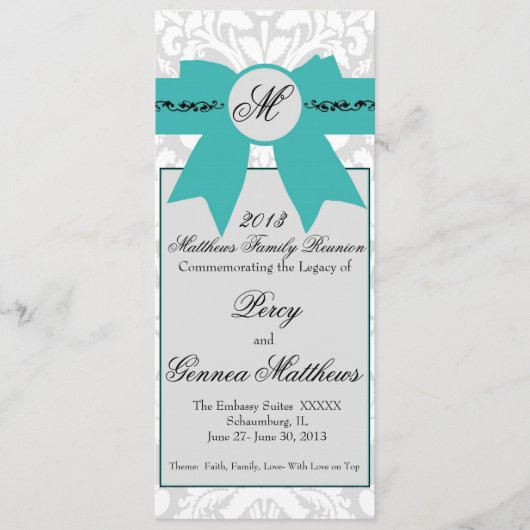 Algemeen programma programmakaart (Voorkant)