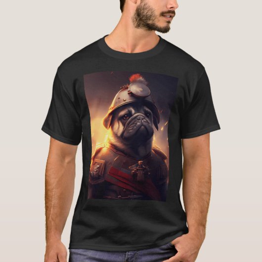 Algemeen: Pug T-shirt (Voorkant)