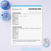 Algemeen registratieformulier  flyer (Enkel)