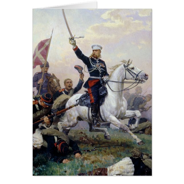 Algemeen Skobelev in het Russisch-Turks (Voorkant)