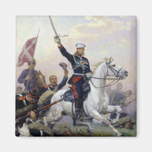 Algemeen Skobelev in het Russisch-Turks Magneet