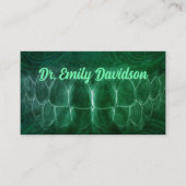 Algemeen Tandarts Green Curves Visitekaartje (Voorkant)