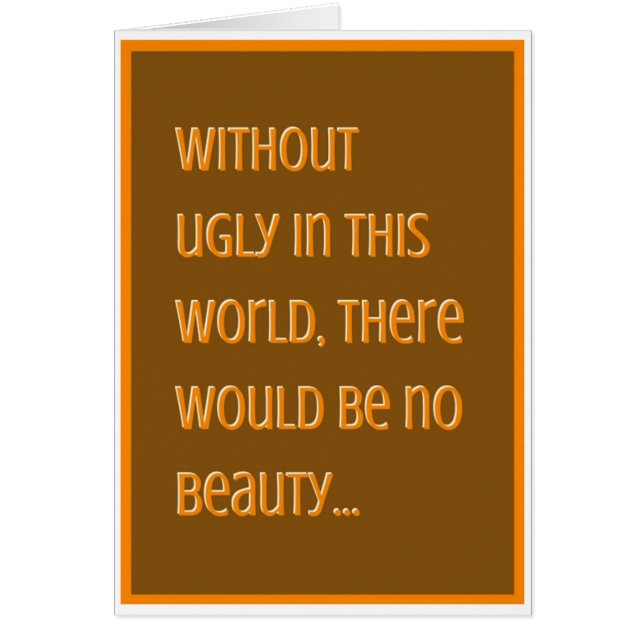 Algemeen - Ugly (Voorkant)