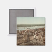 Algemeen Uitzicht Antwerpen I, België Magneet (Voorkant / Achterkant)