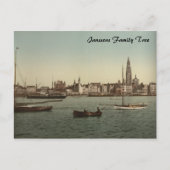 Algemeen Uitzicht Antwerpen II, België Briefkaart (Voorkant)