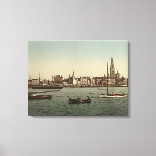 Algemeen Uitzicht Antwerpen II, België Canvas Afdruk (Voorkant)