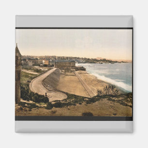 Algemeen uitzicht, Biarritz, Pyreneeën, Frankrijk Magneet