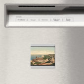 Algemeen uitzicht, Dieppe, Frankrijk Photochrom Magneet (Insitu (Vaatwasser))