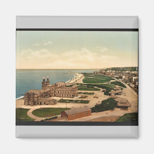 Algemeen uitzicht, Dieppe, Frankrijk Photochrom Magneet (Voorkant)
