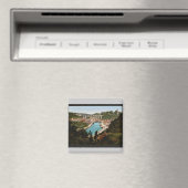 Algemeen uitzicht, Dinan, Frankrijk  Photochrom Magneet (Insitu (Vaatwasser))