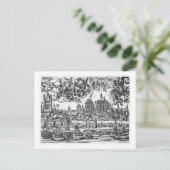 Algemeen Uitzicht Keulen, 1531 (graving) (b/w pho Briefkaart (Staand voorkant)