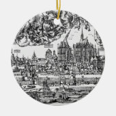 Algemeen Uitzicht Keulen, 1531 (graving) (b/w pho Keramisch Ornament (Voorkant)