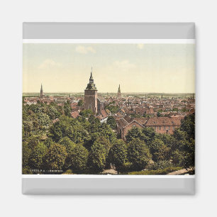 Algemeen uitzicht, Luneburg, Hannover, Duitsland,  Magneet