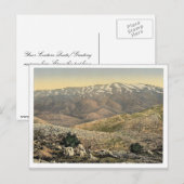 Algemeen uitzicht, Mount Hermon, Heilig Land (d.w. Briefkaart (Voorkant / Achterkant)