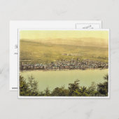 Algemeen uitzicht, Rudesheim, Rijn, Duitsland klas Briefkaart (Voorkant / Achterkant)