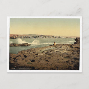 Algemeen uitzicht, Sidon, Heilig Land (d.w.z. Liba Briefkaart