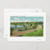 Algemeen Uitzicht van Baxter Blvd, Route # 1 Briefkaart (Voorkant / Achterkant)