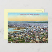 Algemeen uitzicht van Bellingham WA Briefkaart (Voorkant / Achterkant)