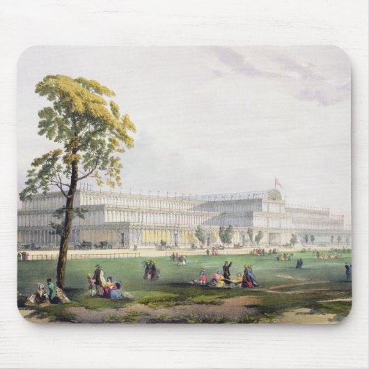 Algemeen uitzicht van de buitenkant van het gebouw muismat (Voorkant)