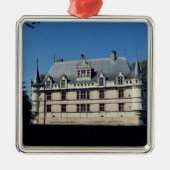Algemeen uitzicht van de Chateau d'Azay-le-Rideau Metalen Ornament (Voorkant)