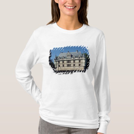 Algemeen uitzicht van de Chateau d'Azay-le-Rideau T-shirt (Voorkant)
