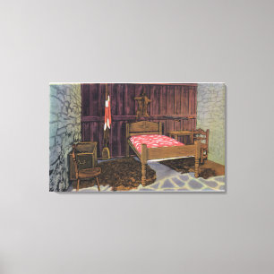 Algemeen Uitzicht van de Fort Canvas Afdruk