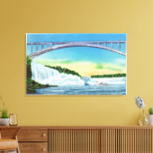 Algemeen Uitzicht van de Herfsten en de regenboog Canvas Afdruk (Insitu (Woonkamer))