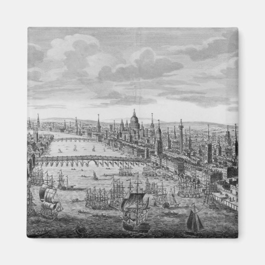 Algemeen Uitzicht van de Londense City Magneet (Voorkant)