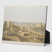 Algemeen Uitzicht van de ruïnes van de Grote Tempe Fotoplaat (Zijkant)