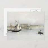 Algemeen Uitzicht van de Ruins of Luxor uit de Nij Briefkaart (Voorkant / Achterkant)