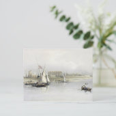 Algemeen Uitzicht van de Ruins of Luxor uit de Nij Briefkaart (Staand voorkant)