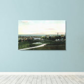 Algemeen Uitzicht van de stad Canvas Afdruk (Insitu (Houten vloer))