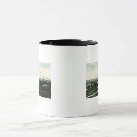 Algemeen Uitzicht van de stad Mok (Midden)