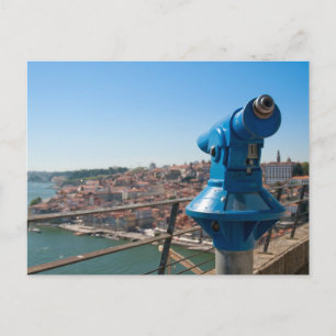 Algemeen uitzicht van de stad Porto Briefkaart