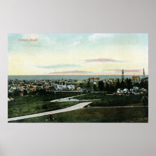Algemeen Uitzicht van de stad Poster