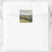 Algemeen Uitzicht van de stad Saint-Lo, c.1833 Vierkante Sticker (Tas)