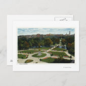 Algemeen Uitzicht van de tuin Briefkaart (Voorkant / Achterkant)