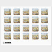Algemeen Uitzicht van de universele tentoonstellin Vierkante Sticker (Vel)