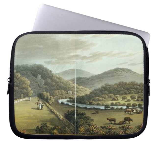 Algemeen Uitzicht van de zuidelijke en oostelijke  Laptop Sleeve (Voorkant)