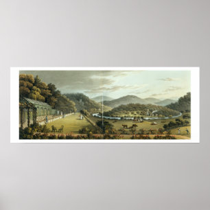 Algemeen Uitzicht van de zuidelijke en oostelijke  Poster