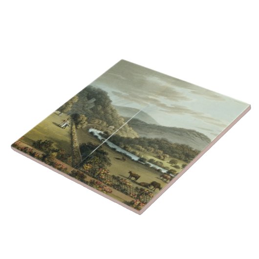 Algemeen Uitzicht van de zuidelijke en oostelijke  Tegeltje (Zijkant)