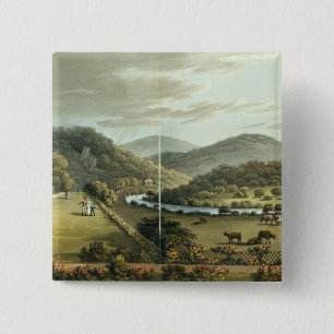 Algemeen Uitzicht van de zuidelijke en oostelijke  Vierkante Button 5,1 Cm