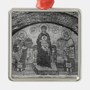 Algemeen uitzicht van het bedieningspaneel metalen ornament