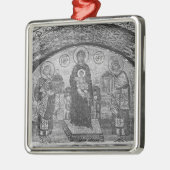 Algemeen uitzicht van het bedieningspaneel metalen ornament (Links)