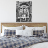 Algemeen uitzicht van het gebouw canvas afdruk (Insitu (Slaapkamer))