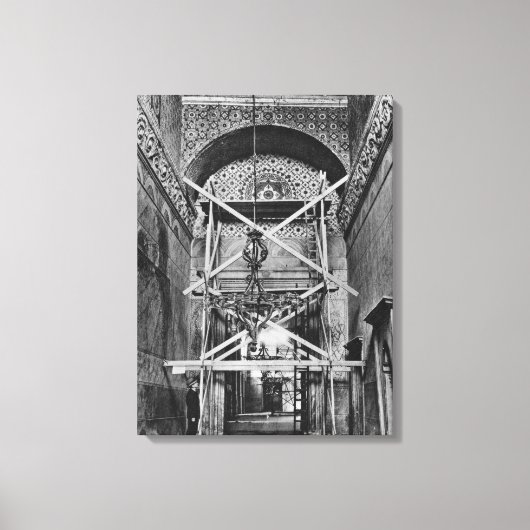 Algemeen uitzicht van het gebouw canvas afdruk (Voorkant)