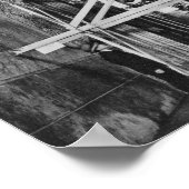 Algemeen uitzicht van het gebouw poster (Hoek)