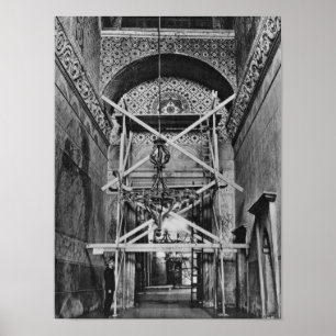 Algemeen uitzicht van het gebouw poster