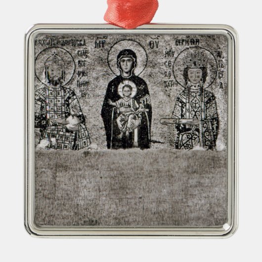 Algemeen uitzicht van het John Panel Metalen Ornament (Voorkant)