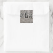 Algemeen uitzicht van het John Panel Vierkante Sticker (Tas)